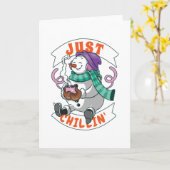 Gewoon chillen kaart (Gele Bloem)