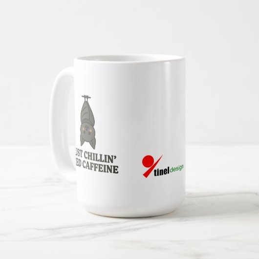 Gewoon chillen koffiemok (Voorkant links)