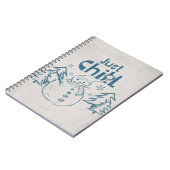 Gewoon Chillen Leuk Kerstfeest Notitieboek (Linkerzijde)