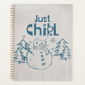 Gewoon Chillen Speelse Kerst Planner (Voorkant)