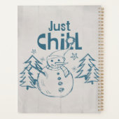 Gewoon Chillen Speelse Kerst Planner (Achterkant)