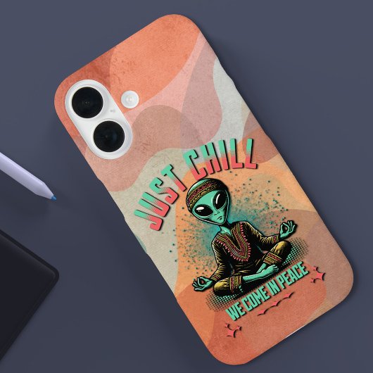 Gewoon Chillen, We Kommen in Vrede iPhone 16 Hoesje