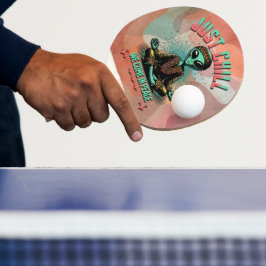 Gewoon Chillen, We Kommen in Vrede Tafeltennisbatje