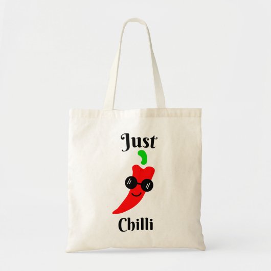 Gewoon chillende chili tote bag (Voorkant)