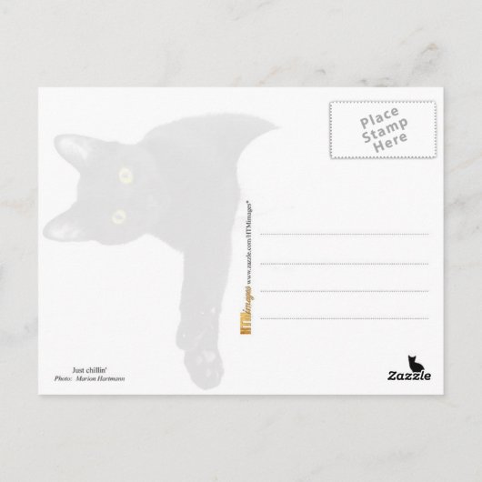 Gewoon chillin. briefkaart (Achterkant)