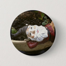 Gewoon Chillin, een tuingnoom Ronde Button 5,7 Cm