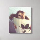 Gewoon Chillin hier in deze Teacup Canvas Afdruk (Voorkant)