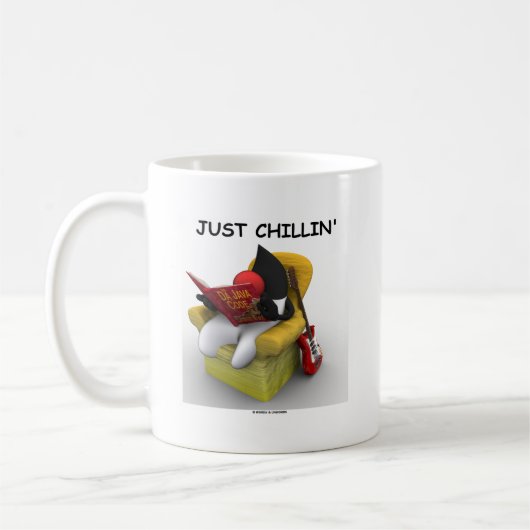 Gewoon chillin' (Java Duke Mascot Character) Koffiemok (Links)