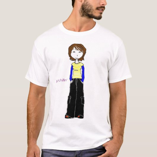 Gewoon chillin met Eleanor T-shirt (Voorkant)