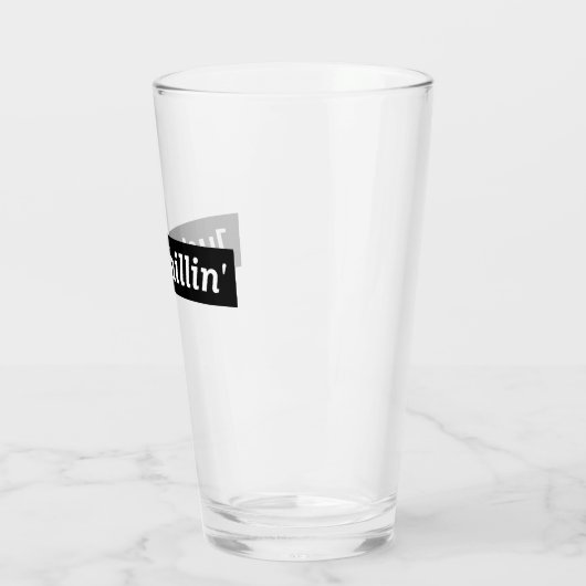 Gewoon Chillin’ Pint Glass Glas (Links)