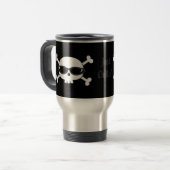 Gewoon Chillin' Skulls met zonnebrillen Reisbeker (Voorkant links)