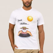 Gewoon chillin... t-shirt (Voorkant)