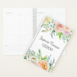 Gewoon chique bloemen bloeien planner<br><div class="desc">Houd al die belangrijke data opgeschreven in stijl met deze gewoon chique bloemenplanner.</div>