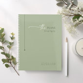 Gewoon chique trouwplannen Sage Green ID1046 Planner