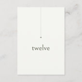 Gewoon chique trouwtafel nummer Pearl ID1046 Kaart (Voorkant)