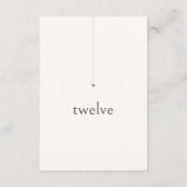 Gewoon chique trouwtafel nummer Pearl ID1046 Kaart (Achterkant)