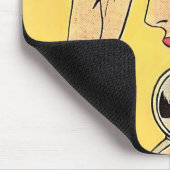 Gewoon Chocolade Sturen Vintage strip kunst Muismat (Hoek)