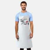 Gewoon Christelijke 'Spit Truth' Schort (Gedragen)