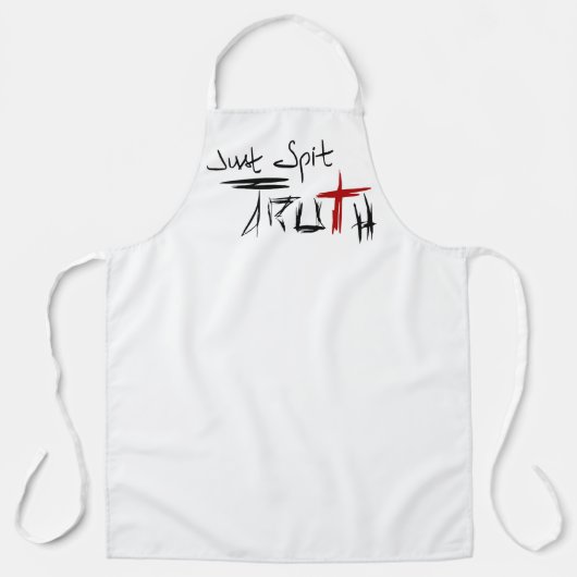 Gewoon Christelijke 'Spit Truth' Schort (Voorkant)