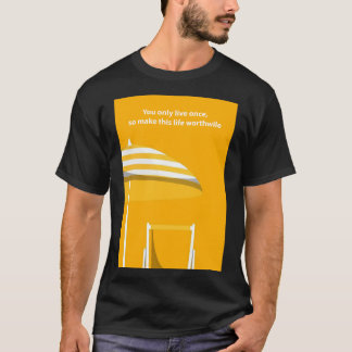 Gewoon citaten voor woordontwerp t-shirt
