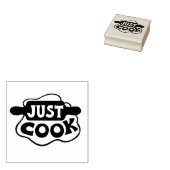 Gewoon Cook Rolling Pin en Dough Rubberstempel (Gestempeld)