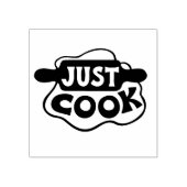 Gewoon Cook Rolling Pin en Dough Rubberstempel (Afrduk)