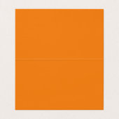 Gewoon Creative Modern Minimalist Oranje White Visitekaartje (Binnenkant ongevouwen)