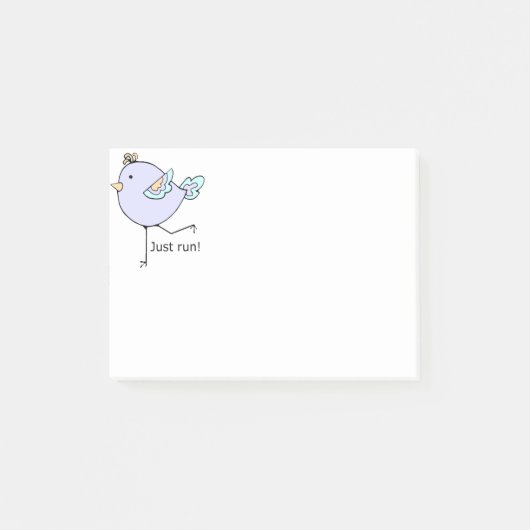 Gewoon Cute Cartoon runnen Post-it® Notes (Voorkant)