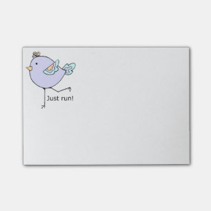Gewoon Cute Cartoon runnen Post-it® Notes