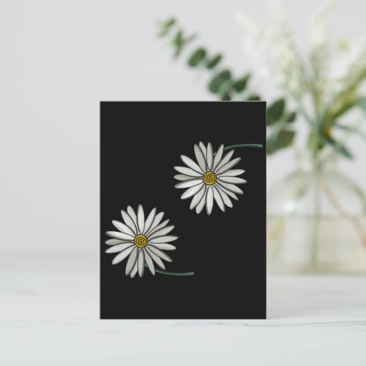 Gewoon Daisies Briefkaart (Staand voorkant)