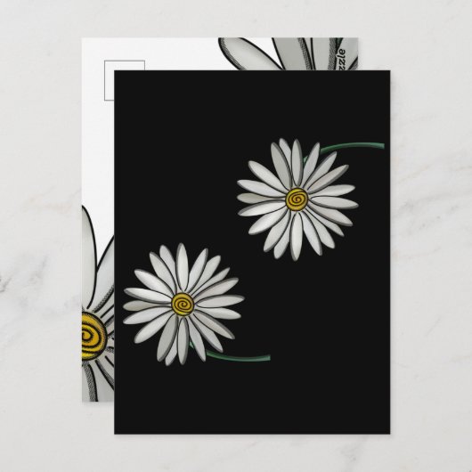 Gewoon Daisies Briefkaart (Voorkant / Achterkant)