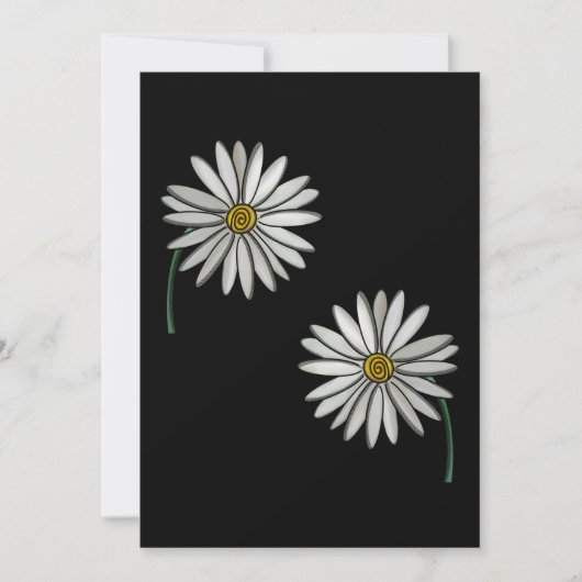 Gewoon Daisies Kaart (Voorkant)