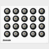 Gewoon Daisies Ronde Sticker (Vel)