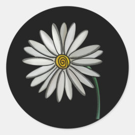 Gewoon Daisies Ronde Sticker