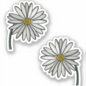 Gewoon Daisies Sticker (Voorkant)