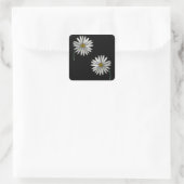 Gewoon Daisies Vierkante Sticker (Tas)