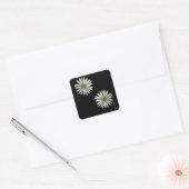 Gewoon Daisies Vierkante Sticker (Envelop)