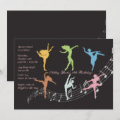 Gewoon Dance Uitnodiging (Voorkant / Achterkant)