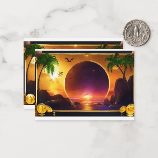 Gewoon dankbaar" notitiekaartje (Voorkant / Achterkant in situ)