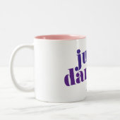 Gewoon Dans - Paars Tweekleurige Koffiemok (Links)