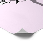Gewoon dans Poster (roze) (Hoek)