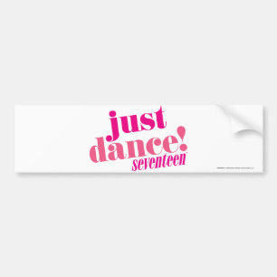 Gewoon dans - Roze Bumpersticker