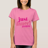 Gewoon dans - Roze T-shirt (Voorkant)