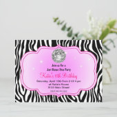 Gewoon dansfeest Diva Kaart (Staand voorkant)