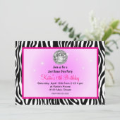 Gewoon dansfeest Diva Kaart (Staand voorkant)