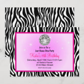 Gewoon dansfeest Diva Kaart (Voorkant / Achterkant)