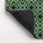 Gewoon Dazzling Damask Mousepad, Green Muismat (Hoek)