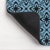 Gewoon Dazzling Damask Mousepad, Light Blue Muismat (Hoek)