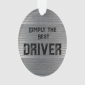 Gewoon de beste chauffeur ornament (voorkant)