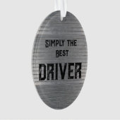 Gewoon de beste chauffeur ornament (voorkant)
